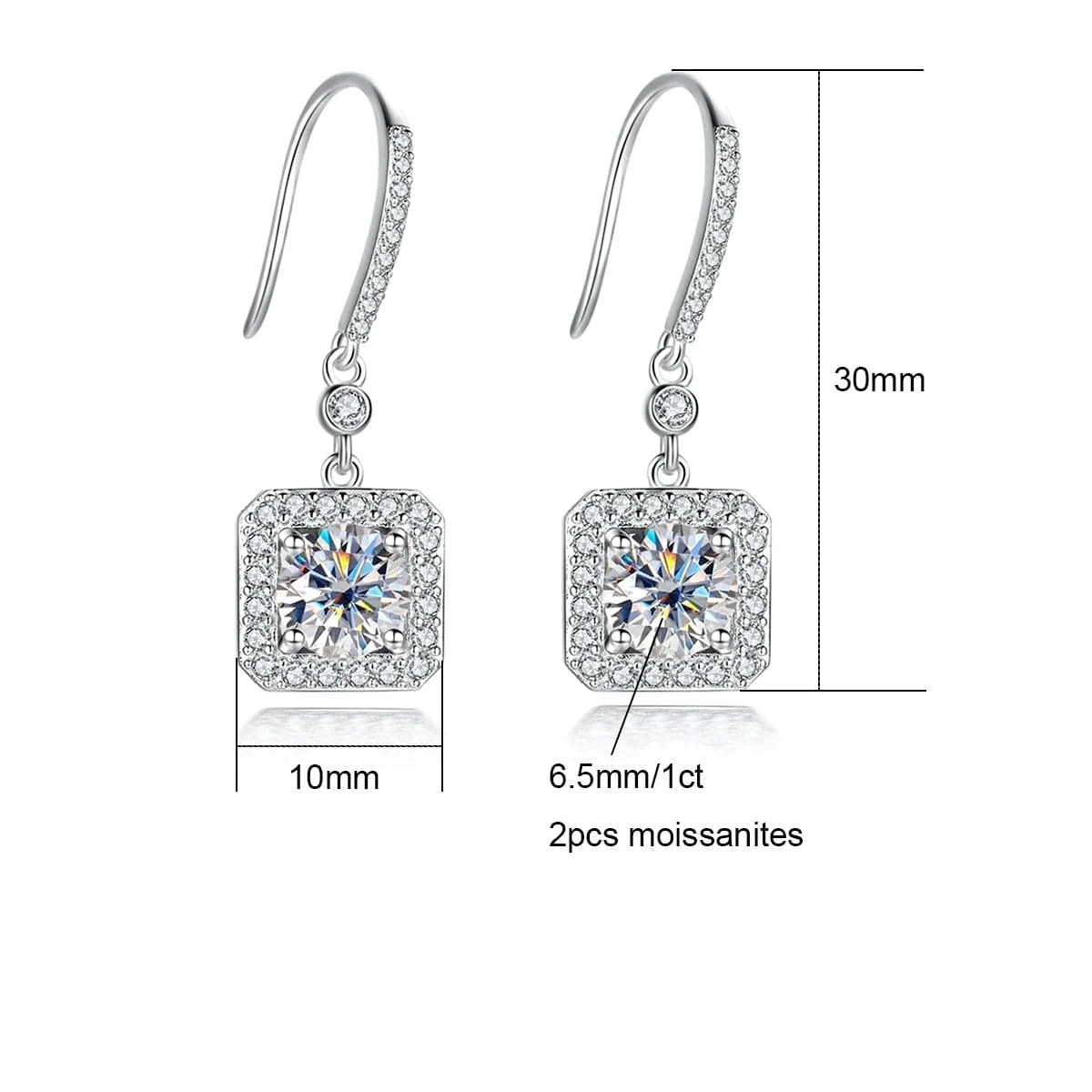 Boucle D'oreille Diamant | Diamant Synthétique | Diamant de Synthèse