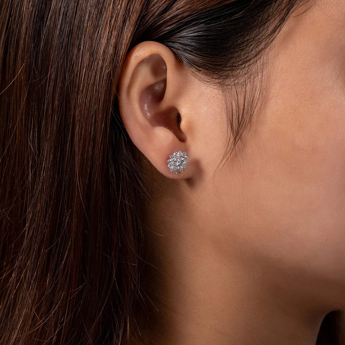 Boucle D'oreille Diamant | Diamant Synthétique | Diamant de Synthèse