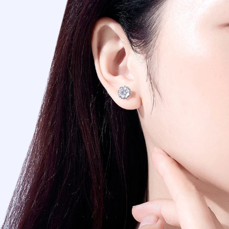 Boucle D'oreille Diamant | Diamant Synthétique | Diamant de Synthèse