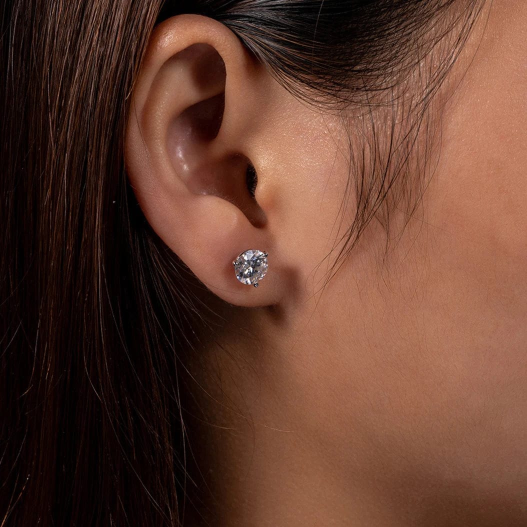 Boucle D'oreille Diamant | Diamant Synthétique | Diamant de Synthèse