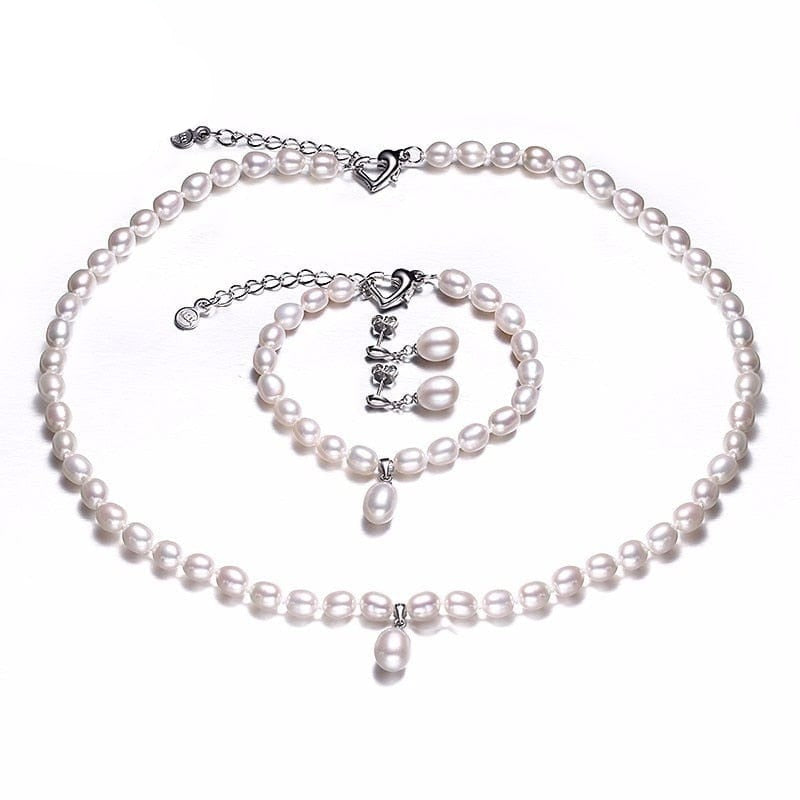 Parure Bijoux | Parure Bijoux Femme | Collier Perle