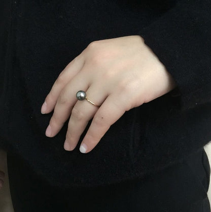 Bague Perle | Bague Perle de Tahiti | Bague Femme