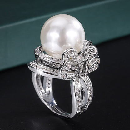 Bague Perle | Bague perle de Culture | Bague Perle Moderne