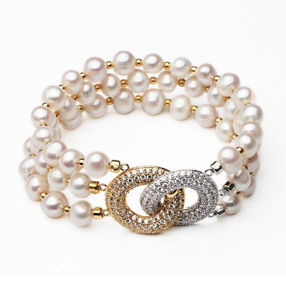 Bracelet Femme Tendance, Bracelet Luxe Femme, Bracelet Femme en Perle