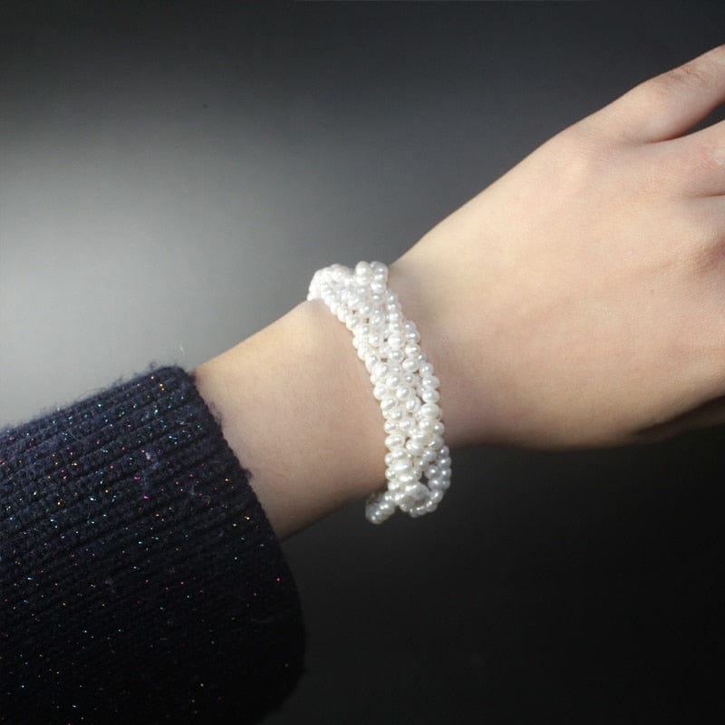 Bracelet Perle Blanche