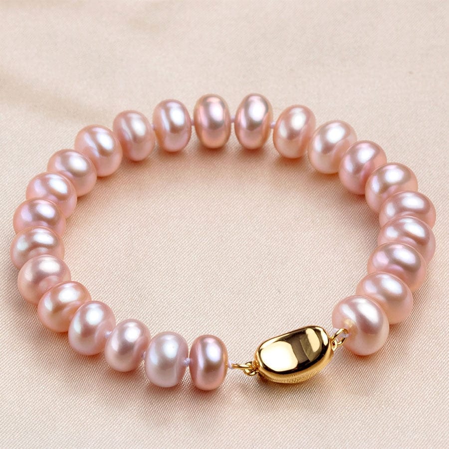 Bracelet Perle Plate